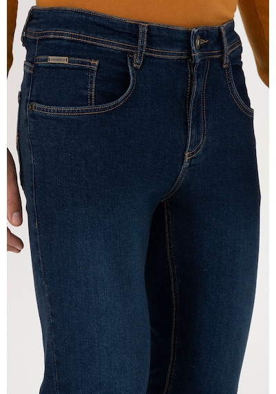 U.S. Polo Assn. Erkek Koyu Mavi Slim Fit Jean Pantolon 50316544-DN0030 U.S. Polo Assn. Erkek Koyu Mavi Slim Fit Jean Pantolon 50316544-DN0030