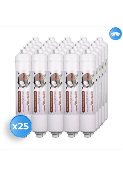 Su Arıtma Cihazı Coconut Eco Post Carbon Tatlandırıcı Filtre 25 A