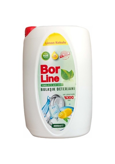 %100 Yerli Üretim 4000ml Sıvı Bulaşık Deterjanı Limon Kokulu - 195996406