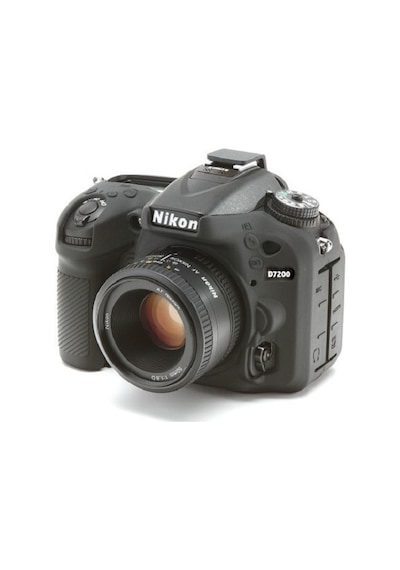 Easycover Nikon D7100/D7200 Silikon Kılıf Ecnd7100B (Siyah)