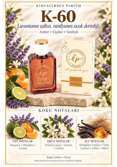 KP K-60 Kadın Parfüm EDP 50 ML