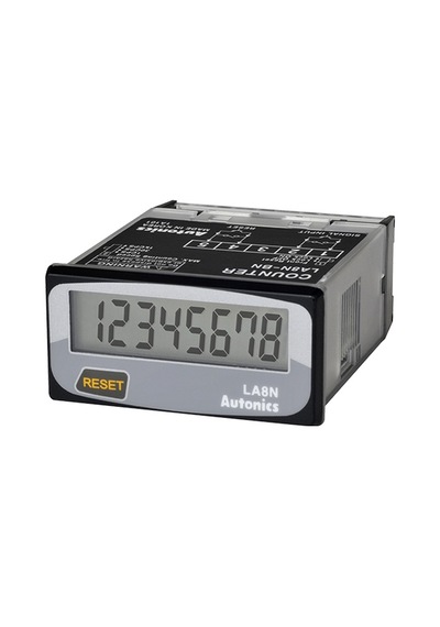 Autonics La8n-bn ,48x24mm Kontak Giriş 8-hane Pilli Sayıcı