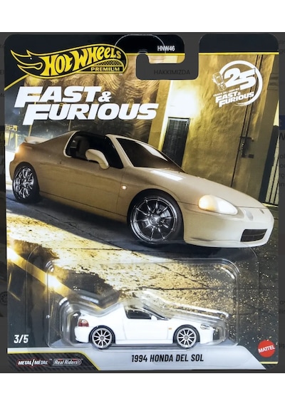 Hot Wheels Premium Fast Furious 25 Years 1994 Honda Del Sol