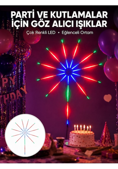 Rgb Led Duvar Dekoru Sökülebilir Kollu Işık Sistemi Yeni Nesil