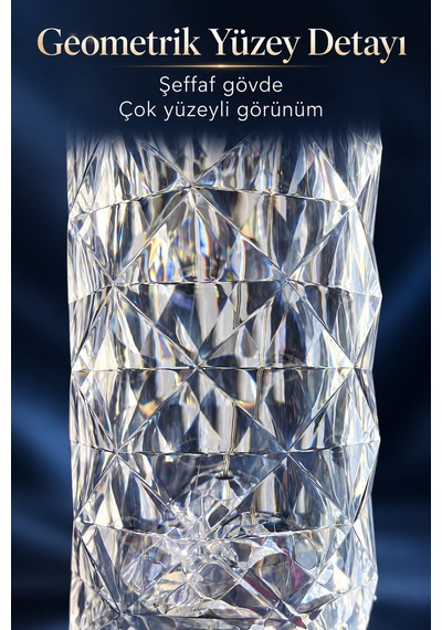Dekoratif Masa Lambası Üstten Dokunmatik Kontrollü Şarjlı Diğer
