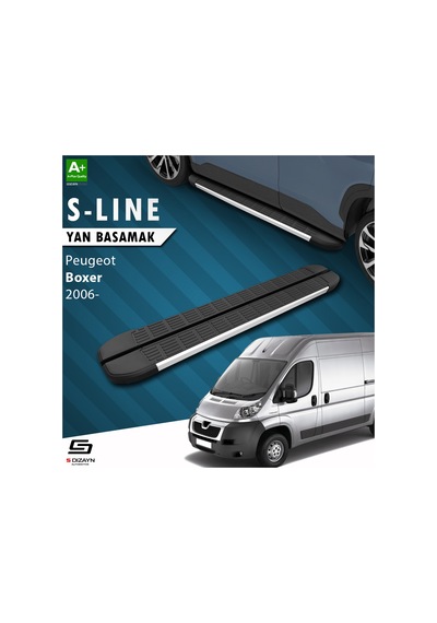 S-Dizayn Peugeot Boxer 3 Kısa Şase S-Line Aluminyum Yan Basamak 2