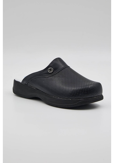 Terz-0050 Quicksteps Professional Kadın Anatomik Ve Comfort Sabo Terlik Siyah