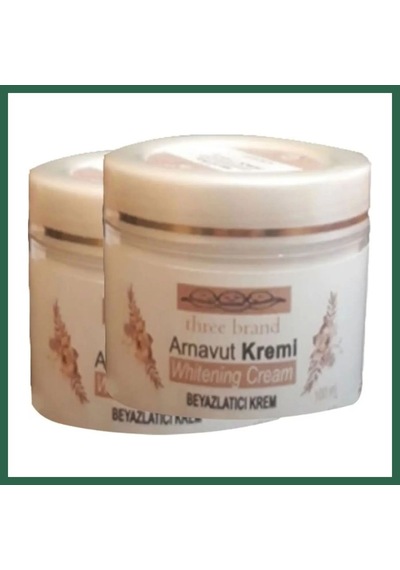 Bezos Three Brand Arnavutkremi 2 Adet Whitens Cream Tümbölge Kremi 100 Ml Bzs01