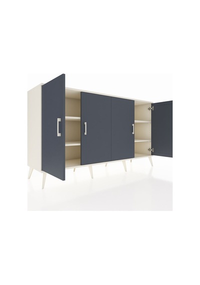 Hyperion Konsol 4 Raflı 4 Kapaklı 176x44x99 Aytaşı-antrasit/aytaşı Aytası/antrasıt - Aytası Hyperion Konsol 4 Raflı 4 Kapaklı 176x44x99 Aytaşı-antrasit/aytaşı Aytası/antrasıt - Aytası