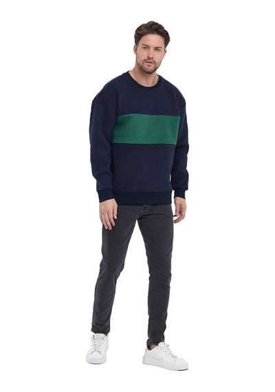 Adams Erkek 3 İplik Oversize Sweatshirt 001