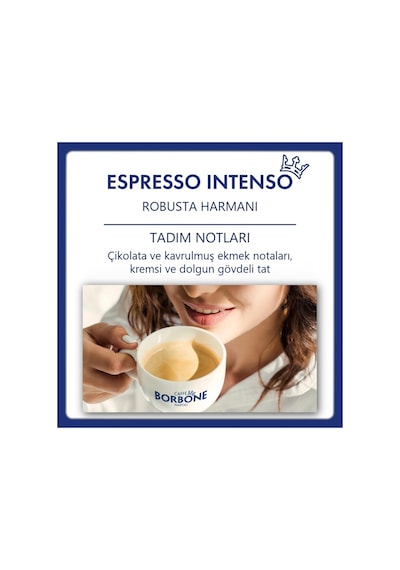 Caffe Borbone Espresso Intenso 1 Kg Çekirdek Kahve Napoli Usulü Güçlü İtalyan Espresso Arabica Robusta