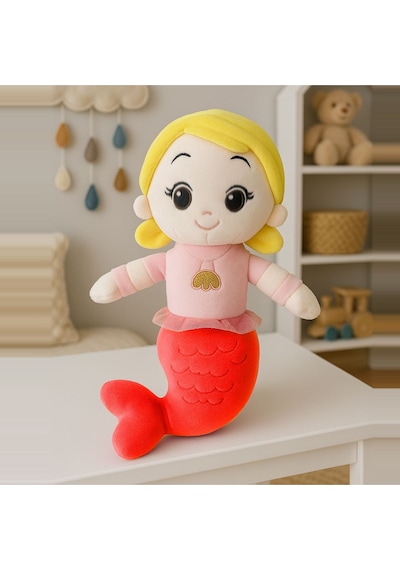 Deniz Kızı Peluş Oyuncak 35 Cm Sevimli Denizkızı Bebek Sevimli Hediyelik Çok Renkli