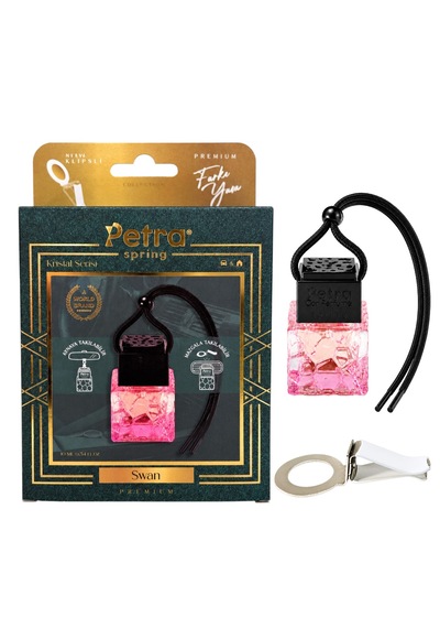 Kristal S. Swan Premium 10 Ml Oto Kokusu , Metal Klipsli , Araç Kokusu, Araba Kokusu, Oto Aksesuar, Oto Kokusu, Otomobil Kokusu, Petra Spring Araç Ve Ortam Kokuları