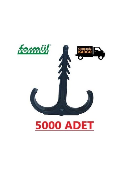 Kılçık Kelepçe Mobil Boru Sabitleme Kelepçesi Yere Tespit 5000 Ad