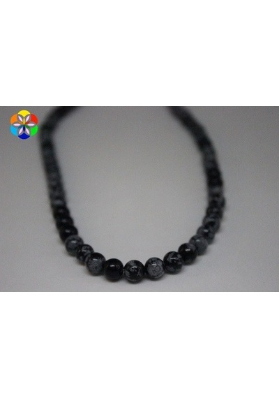 Obsidyen Taşı Siyah Dizi 6Mm