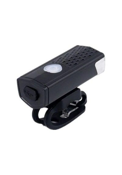 Forte GT XBYC 6131 Ön Işık 300 lümen usb şarjlı bisiklet ön farı Gri - Siyah