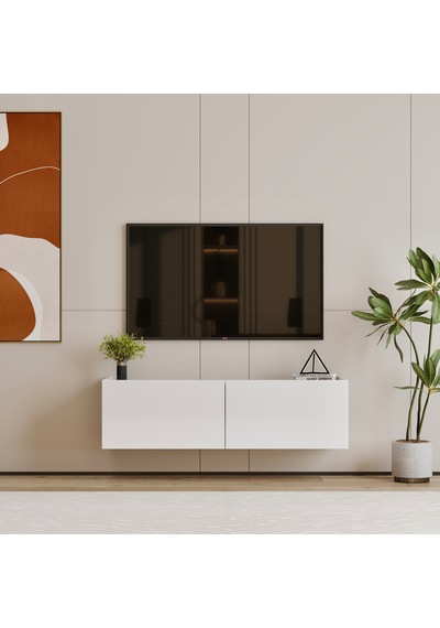 Hitit Tv Ünitesi 140 Cm 100% Mdf Beyaz