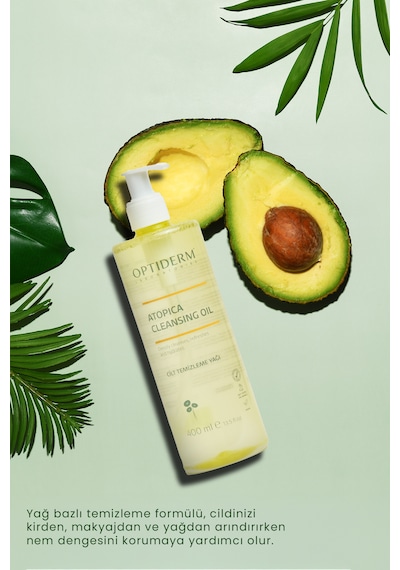 Optiderm Atopica Cleasing Oil Yüz Ve Cilt Temizleme Yağı 400 Ml