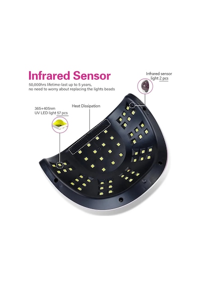 Cloody C4 Plus 256 Watt 57 Led Uv Led Kalıcı Oje Protez Tırnak Kurutucu