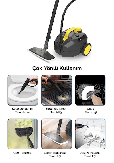 Sinbo SSC-6428 2000 W Buharlı Temizleyici