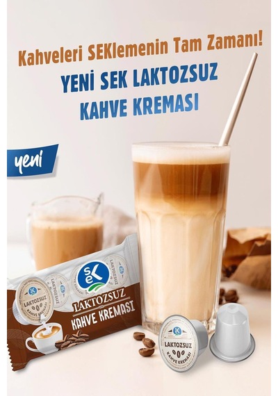 Sek Laktozsuz Kahve Kreması 15 Ml X 10 Adet X 4 Paket