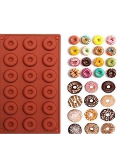Silikon Yuvarlak Halka Çember Donut Pasta Kek Kalıbı Diğer