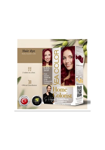 Home Colorist Set Saç Boyası 5.65 Yakut Kızılı Ruby Scarlet