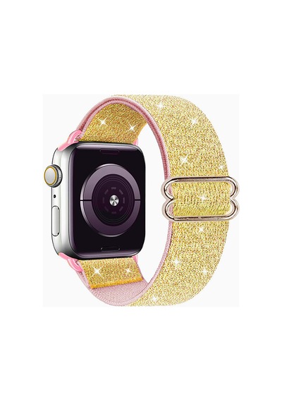 Apple Uyumlu  Watch Ultra 49 MM Simli Esnek Hasır Örgü Kordon Kayış-KY44-2