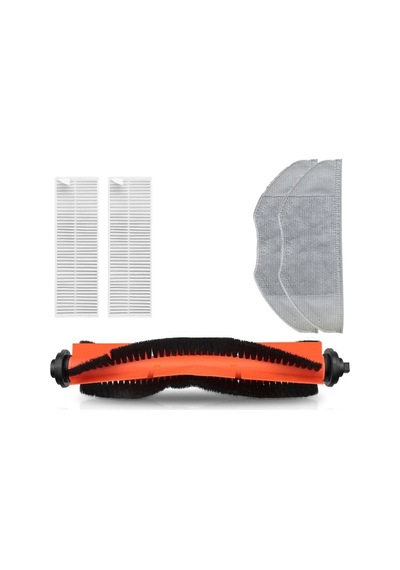 srfn ticaret Xiaomi Essential Mjstg1 Vacuum Mop Uyumlu 2 Adet Hepa Filtre - 2 Adet Mop Bez - 1 Adet Ana Fırça