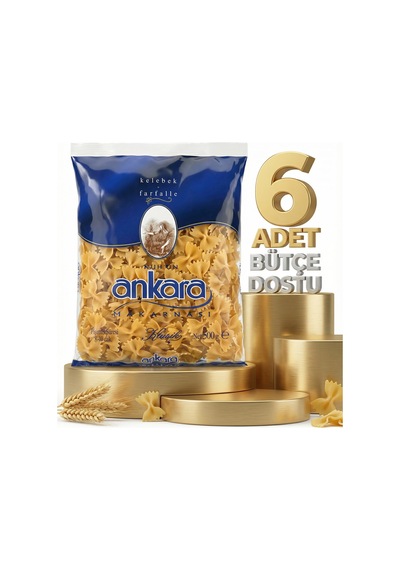 Ankara Kelebek Makarna 6x500 Gr