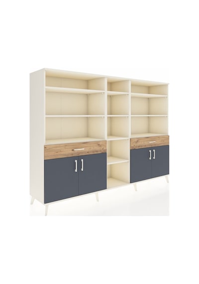 Hyperion Dolap 12 Raflı 2 Çekmeceli 4 Kapaklı 220x44x163 Aytaşı-a Aytaşı-antrasit/çam Hyperion Dolap 12 Raflı 2 Çekmeceli 4 Kapaklı 220x44x163 Aytaşı-a Aytaşı-antrasit/çam