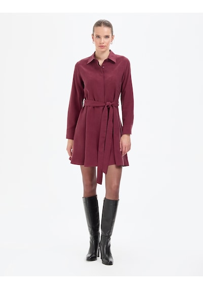 Pierre Cardin Kadın Bordo Elbise Dokuma 50318786-vr014 Bordo