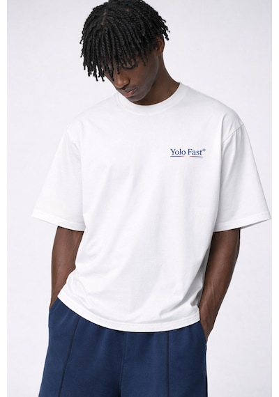 Yolo Street Erkek Beyaz Oversize Tişört %100 Pamuk Yolo Fast Baskılı Streetwear Unisex Basic Beyaz Yolo Street Erkek Beyaz Oversize Tişört %100 Pamuk Yolo Fast Baskılı Streetwear Unisex Basic Beyaz