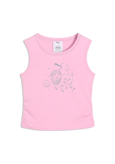 Puma X Gabbys Dollhouse Çocuk Dar Kesim Atlet Üst 634932 75 Pembe