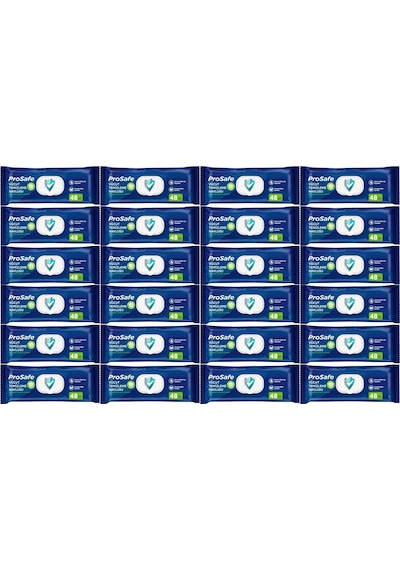 Prosafe Hasta Vücut Temizleme Islak Mendil Havlu 48'li x 24