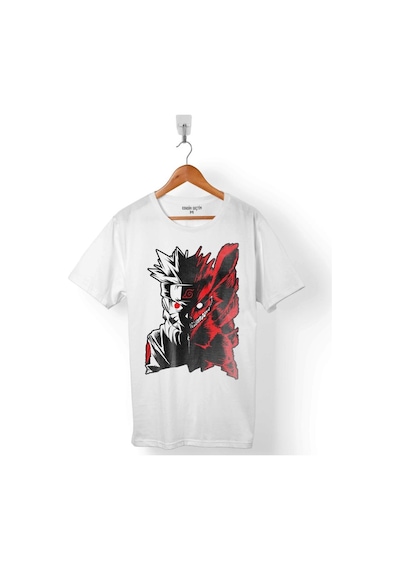 Naruto Fox Two Face Pranav Patel Erkek Tişört 001