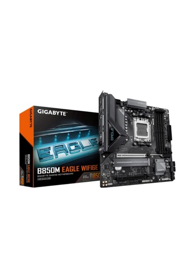 Gıgabyte B850m Eagle Wıfı6e Ddr5 8200mhz 1xhdmı 1xdp 1xm.2 Usb Matx Am5 Amd Am5 9000/8000/7000 Seri