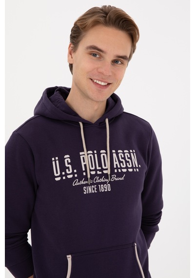 U.S. Polo Assn. U.s. Polo Assn. Erkek Mürdüm Sweatshirt 50315527-vr074 Murdum