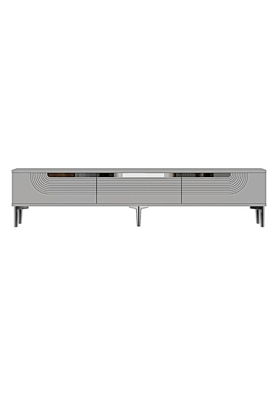 Tsa1805bs Meyra Tv Sehpası Beyaz-sılver 180cm Beyaz - Gümüş