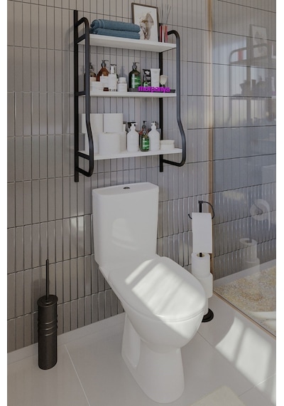Morpanya Elony Klozet Üstü Düzenleyici Raf Banyo Düzenleyici Raf Klozet Üstü Raf Banyo Raf Dolap Beyaz Morpanya Elony Klozet Üstü Düzenleyici Raf Banyo Düzenleyici Raf Klozet Üstü Raf Banyo Raf Dolap Beyaz
