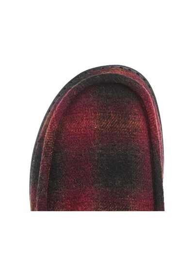 HEY DUDE Wally Slip Cozy Plaid Kırmızı Erkek-11130 Kırmızı