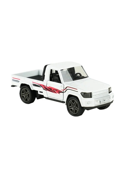 Die Cast Metal Çek Bırak Beyaz Kamyonet