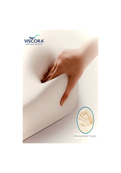 Vıscora Ortopedik Destek Yastığı Visco Bacak Yükseltici Minder, Ödem Ve Dolaşım İçin Gri