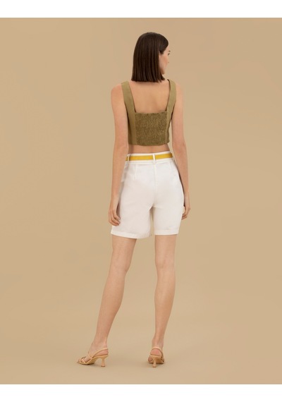 Pierre Cardin Kadın Ekru Şort 50262680-vr019 Ekru