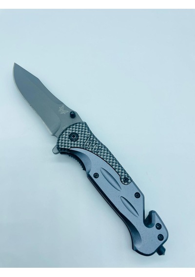 Benchmade Marka Metal Kamp Bıçak 21cm //da31 Gri - Siyah