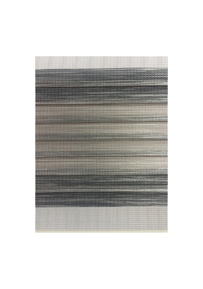 Gri Renkli Zebra Stor Perde Etek Dilimli Gri Siyah - 96158577 Gri Siyah