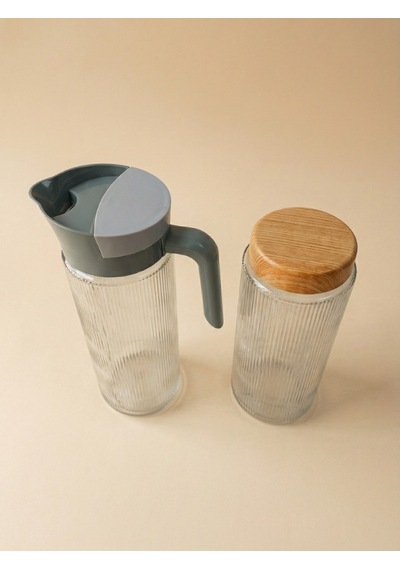 Leelahome 2'li Set Cam Kavanoz-sürahi 1500 Ml