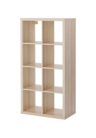 Ikea Kallax Açık Raf Ünitesi, Ağartılmış Meşe Görünümlü 77x147 Safirmeşe