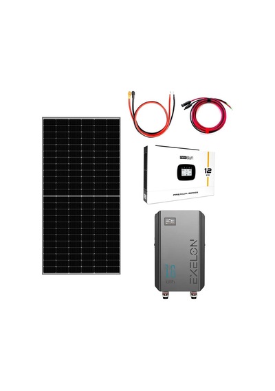 12 Kw Akıllı İnverterli 16 Kwh Bataryalı Arttırılabilir Hazır Solar Enerji Paketi
