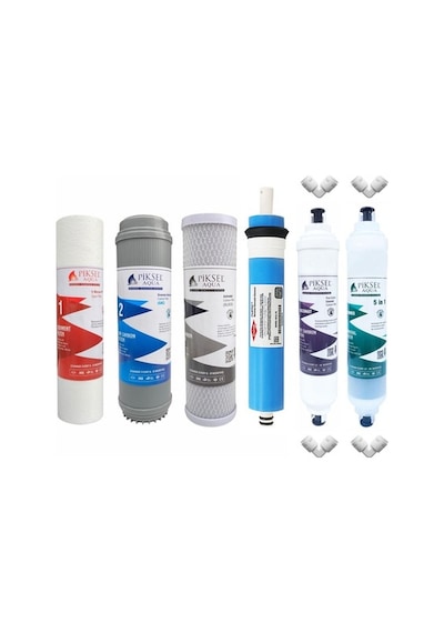 Piksel Aqua 10 Aşama Açık Kasa Su Arıtma Cihazı Filtresi